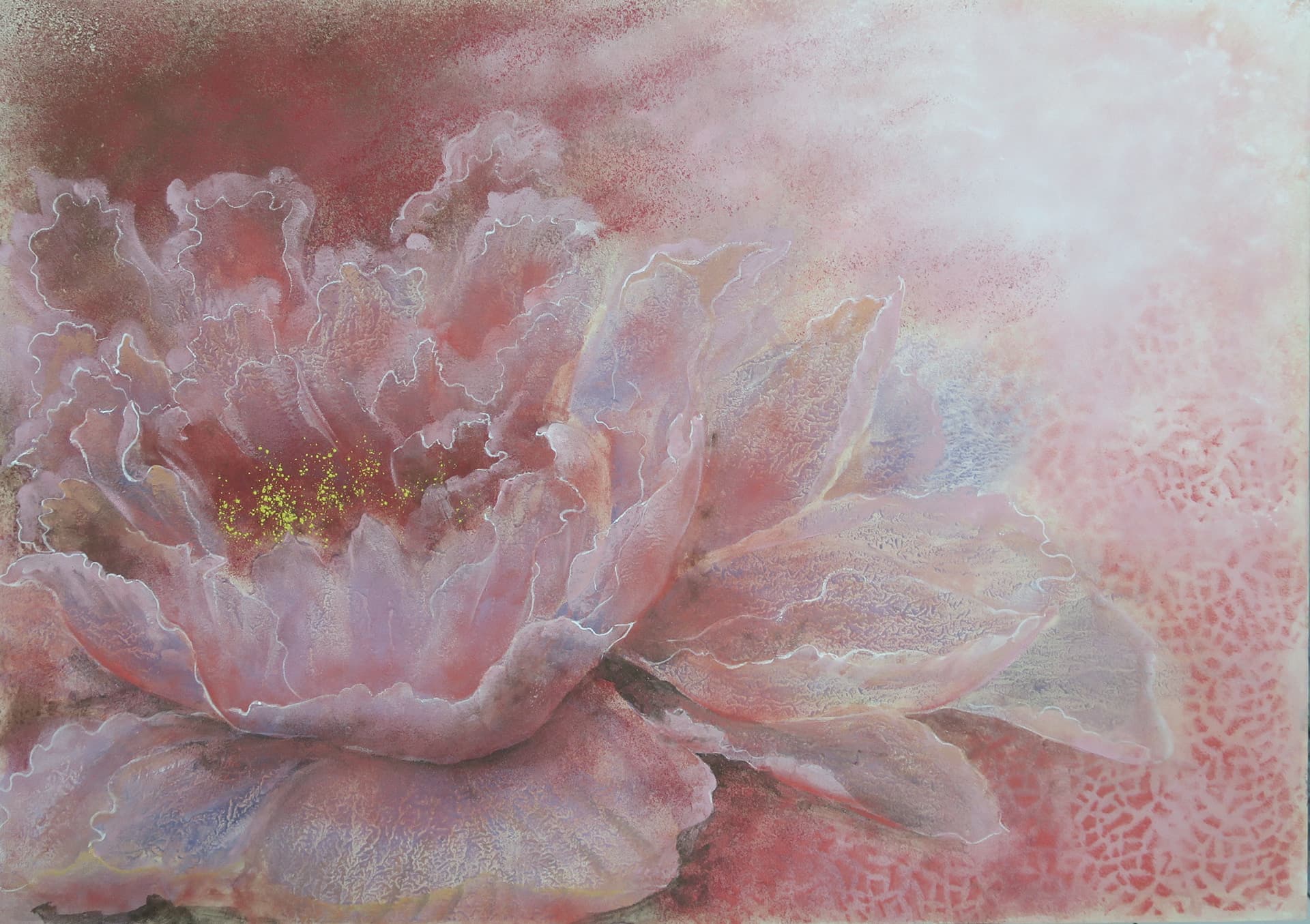 花現 非典型膠彩畫